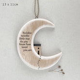 personalised-hanging-wooden-moon-twinkle-twinkle-little-star|LLUV3547|Luck and Luck| 1